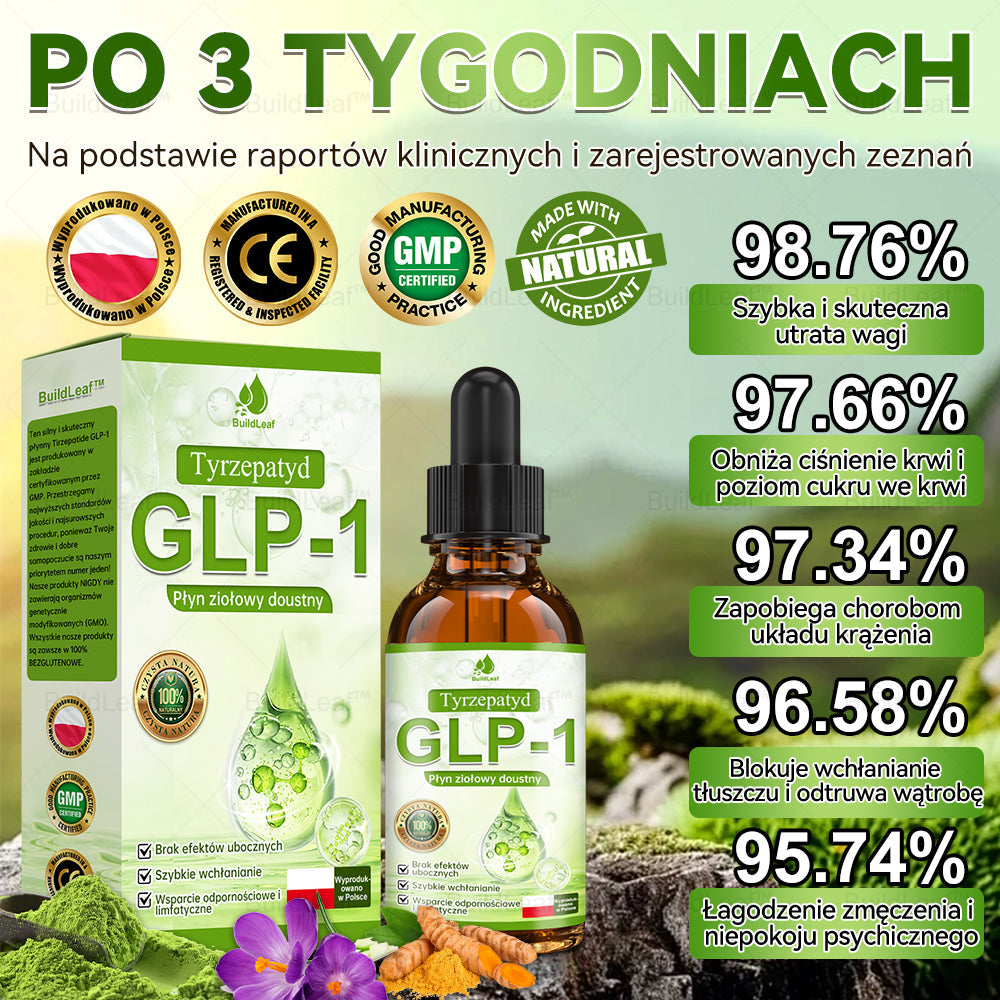 🎁🎁OSTATNIA SZANSA! Zostało tylko 5 sztuk! Oferujemy ogromną zniżkę 50%! 🌸Wyprodukowano i wysłano z Polski 🇵🇱 BuildLeaf® Tyrzepatyd GLP-1 Krople odchudzające i wspomagające zdrowie🔥🔥 Nie przegap, kolejna taka okazja dopiero w przyszłym roku!